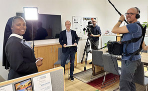 Dreh für 'Erlebnis Österreich' am 11. Dezember 2022